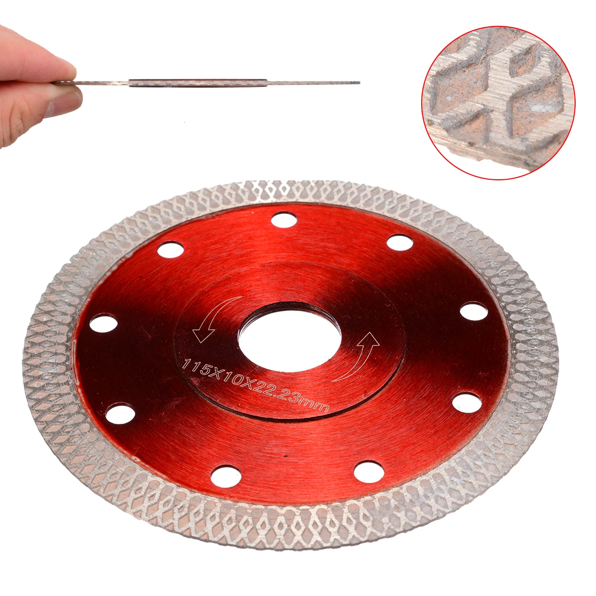 115mm Circular Saw Blade Diamond Ceramic Saw Blade Porcelain Tile Marble Stone Cutting Tool
115mm Circular Saw Blade Diamond Ceramic Saw Blade Porcelain Tile Marble Stone Cutting Tool