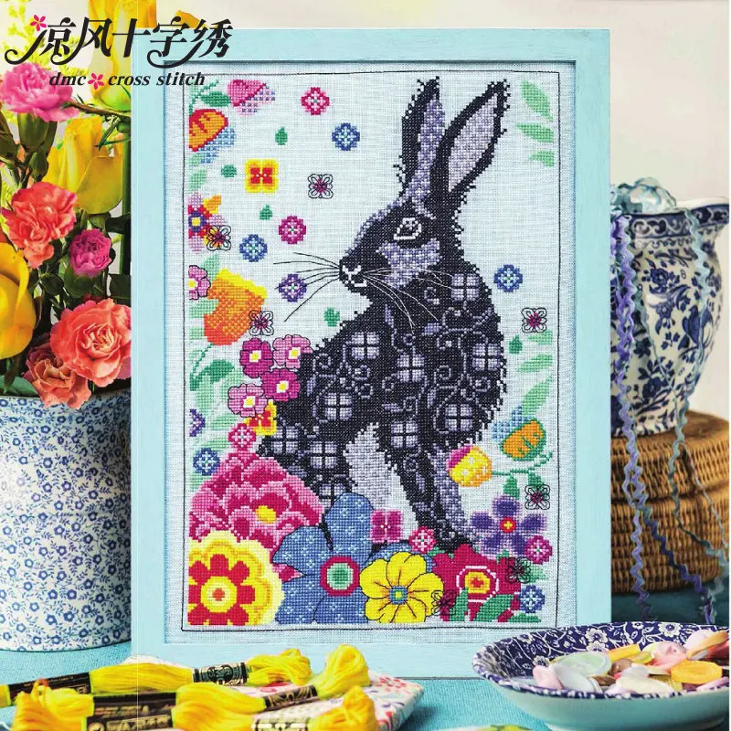 Small flower rabbitcross stitch kit DMC brand thread animal dog count canvas fabric embroidery handmade needlework
Small flower rabbitcross stitch kit DMC brand thread animal dog count canvas fabric embroidery handmade needlework
