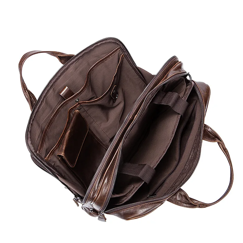 AGBIADD Men's Briefcase Portfolio Leather Laptop Bag Man Bag Men's Bags Men Messenger Casual Shoulder Attache Case 473-50
AGBIADD Men's Briefcase Portfolio Leather Laptop Bag Man Bag Men's Bags Men Messenger Casual Shoulder Attache Case 473-50