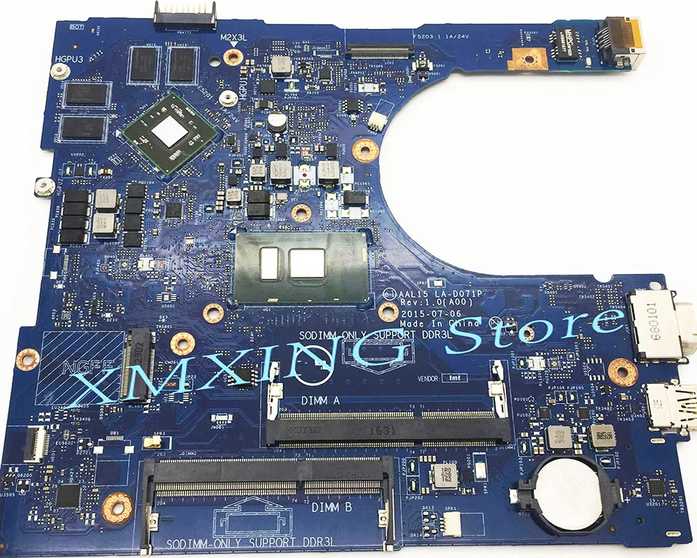 FULCOL For DELL Latitude 3459 3559 Laptop Motherboard I5-6200U CPU R5 M335 GPU LA-D071P CN-085Y8T 085Y8T 85Y8T Tested 100% work
FULCOL For DELL Latitude 3459 3559 Laptop Motherboard I5-6200U CPU R5 M335 GPU LA-D071P CN-085Y8T 085Y8T 85Y8T Tested 100% work