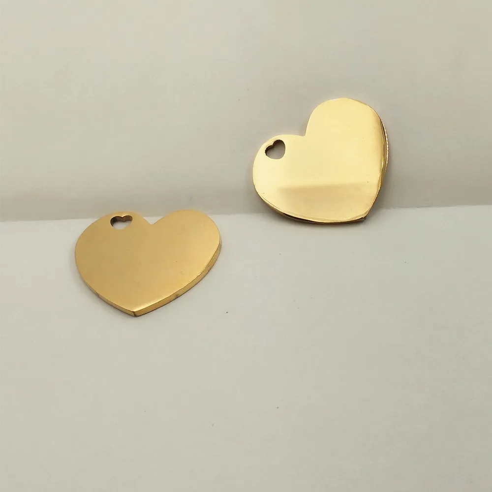 10Pcs/Lot Blank Heart Charms Pendant-Mirror polished surface-Engravable stainless Steel charms-22x26mm-steel, gold colour -M0048
10Pcs/Lot Blank Heart Charms Pendant-Mirror polished surface-Engravable stainless Steel charms-22x26mm-steel, gold colour -M0048