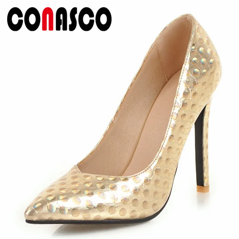 CONASCO 2021 Новые женские туфли-лодочки туфли на тонком высоком каблуке для вечеринки или свадьбы пикантные туфли с острым носком на высоком каб...
CONASCO 2021 Новые женские туфли-лодочки туфли на тонком высоком каблуке для вечеринки или свадьбы пикантные туфли с острым носком на высоком каб...