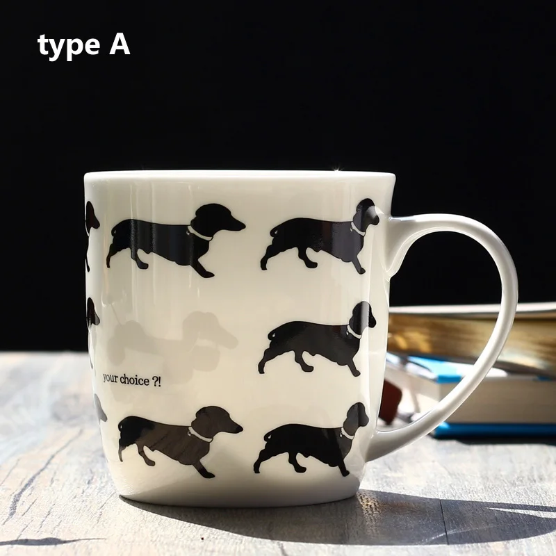 Cute animal ceramic mug Creative rabbit dogs cats coffee cup Simple Cartoon ceramic tea cup
Cute animal ceramic mug Creative rabbit dogs cats coffee cup Simple Cartoon ceramic tea cup