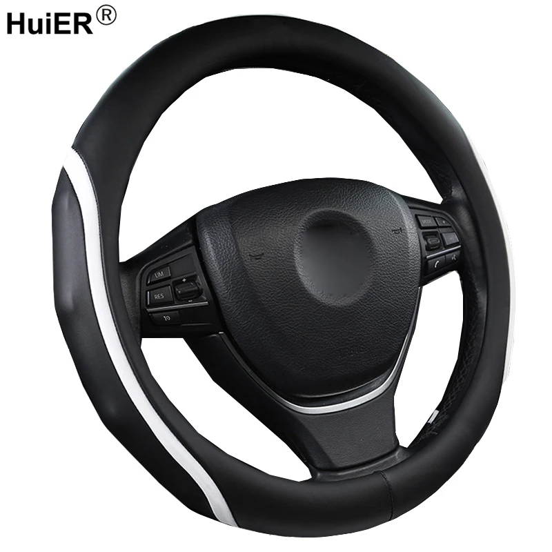 HuiER 3 Colors Universal Car Steering Wheel Cover Artificial Leather Wear resistant Braid on the Steering-wheel Car Accessories
HuiER 3 Colors Universal Car Steering Wheel Cover Artificial Leather Wear resistant Braid on the Steering-wheel Car Accessories