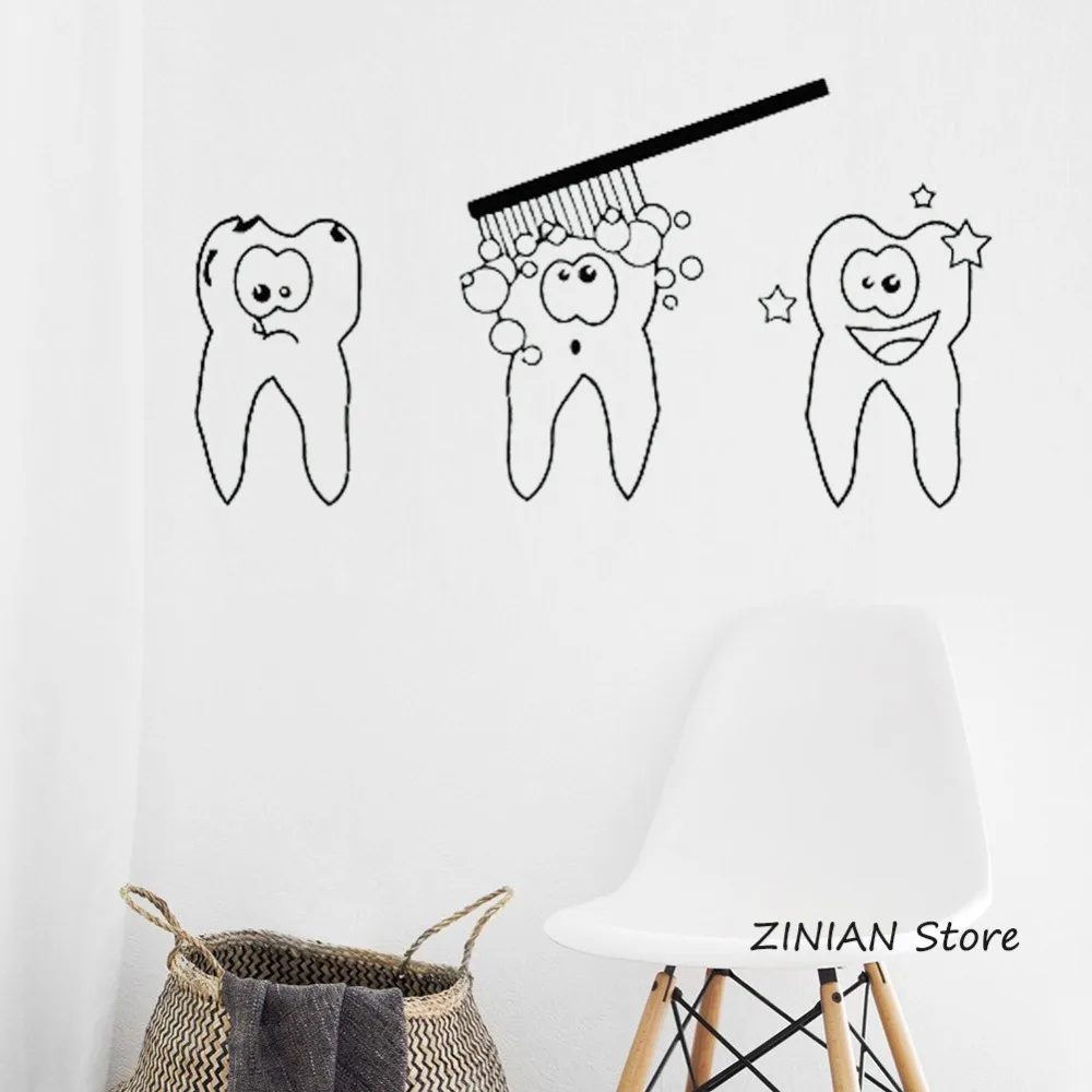 Teeth Wall Decal Bathroom Kids Room Toothbrush Vinyl Wall Stickers Home Interior Decor Good Bad Tooth Decals Funny Sticker Z041
Teeth Wall Decal Bathroom Kids Room Toothbrush Vinyl Wall Stickers Home Interior Decor Good Bad Tooth Decals Funny Sticker Z041