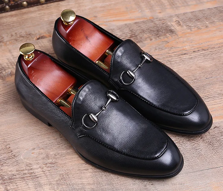 High Quality Men All Season Round Toe England Style Genuine Leather Metal Buckle Slip On Casual Loafers Size 38-44 Free Shipping
High Quality Men All Season Round Toe England Style Genuine Leather Metal Buckle Slip On Casual Loafers Size 38-44 Free Shipping