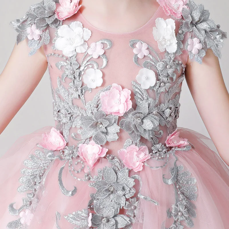 Beading Flower Girl Dresses for Wedding Appliques Princess Evening Gowns Ball Gown Kids Pageant Dress for Birthday Costume B434
Beading Flower Girl Dresses for Wedding Appliques Princess Evening Gowns Ball Gown Kids Pageant Dress for Birthday Costume B434