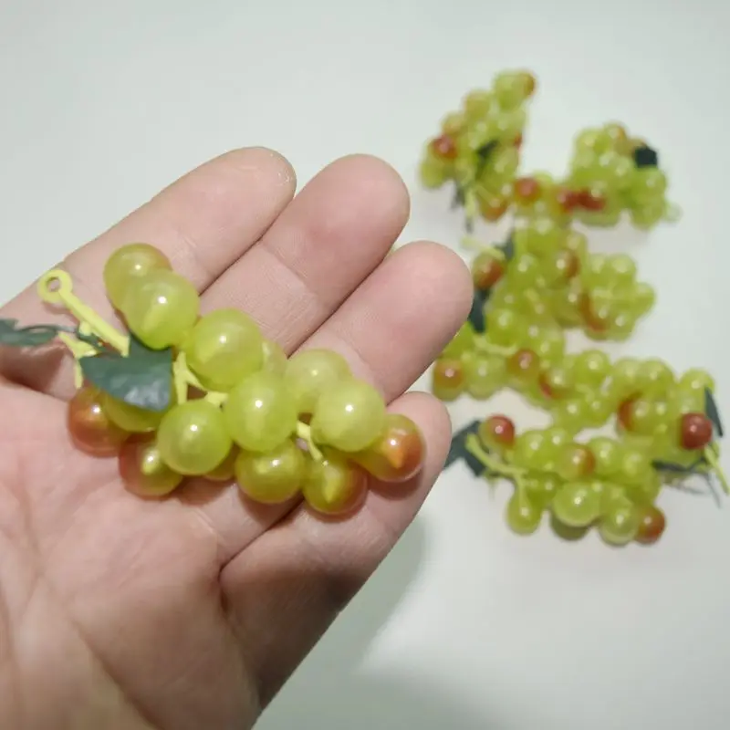 50string Mini High simulation grape bunches feel cream plastic grape grain of false fruit shoot props home decoration 017
50string Mini High simulation grape bunches feel cream plastic grape grain of false fruit shoot props home decoration 017