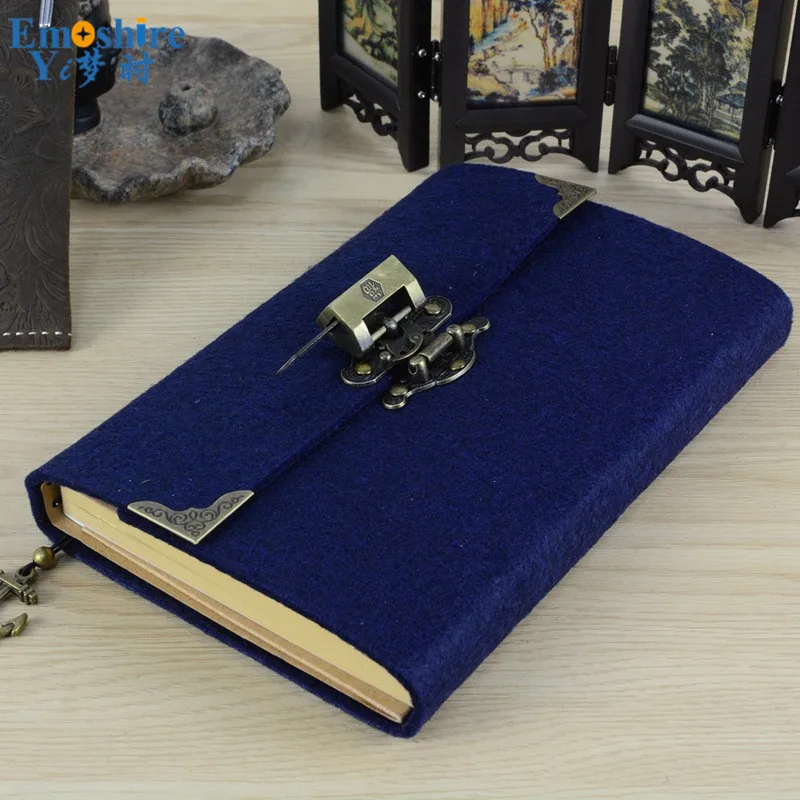 Vintage Felt Creative Handmade Booklet Loose-leaf Password Notebook Notepad Diary Kraft Paper Sketch Note Book N076
Vintage Felt Creative Handmade Booklet Loose-leaf Password Notebook Notepad Diary Kraft Paper Sketch Note Book N076