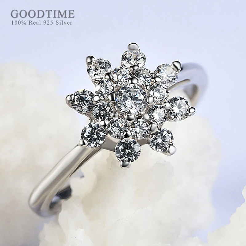 Fashion Noble Pure 925 Solid Silver Ring Flowers Romantic Zirconia Wedding Bridal Silver Rings For Women Girl Jewelry Gifts
Fashion Noble Pure 925 Solid Silver Ring Flowers Romantic Zirconia Wedding Bridal Silver Rings For Women Girl Jewelry Gifts
