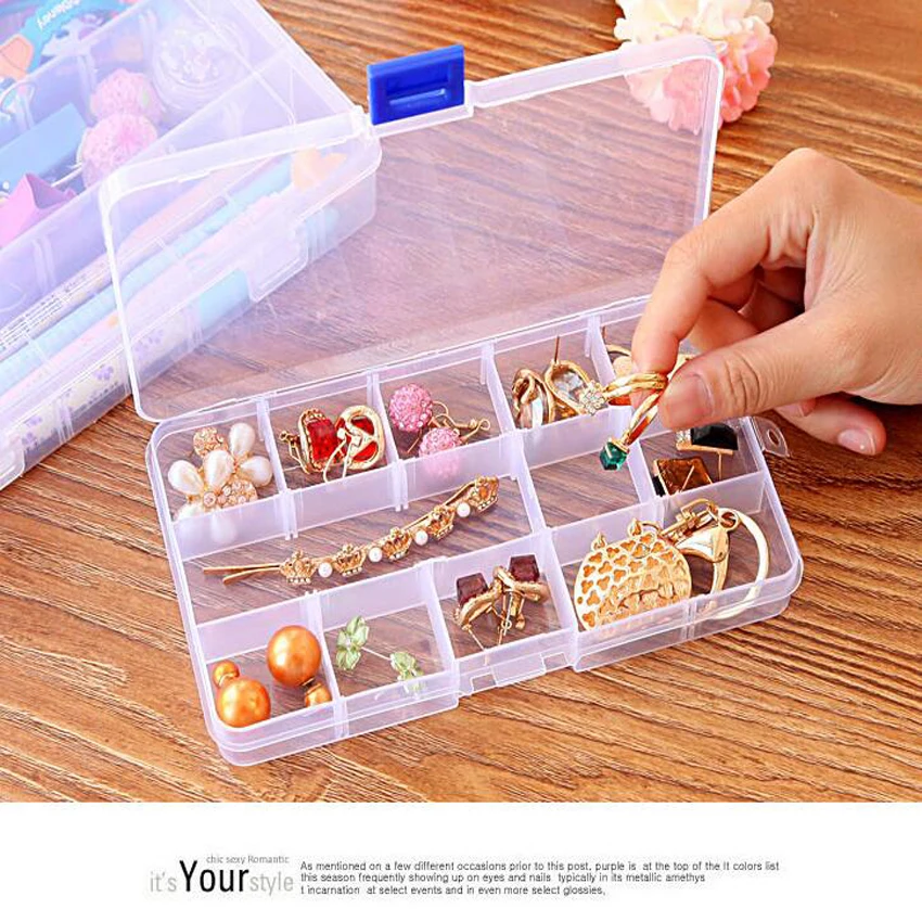 1PC New 24 Slots Cells Portable Jewelry Tool Box Container Ring Electronic Parts Screw Beads Component Storage Box
1PC New 24 Slots Cells Portable Jewelry Tool Box Container Ring Electronic Parts Screw Beads Component Storage Box