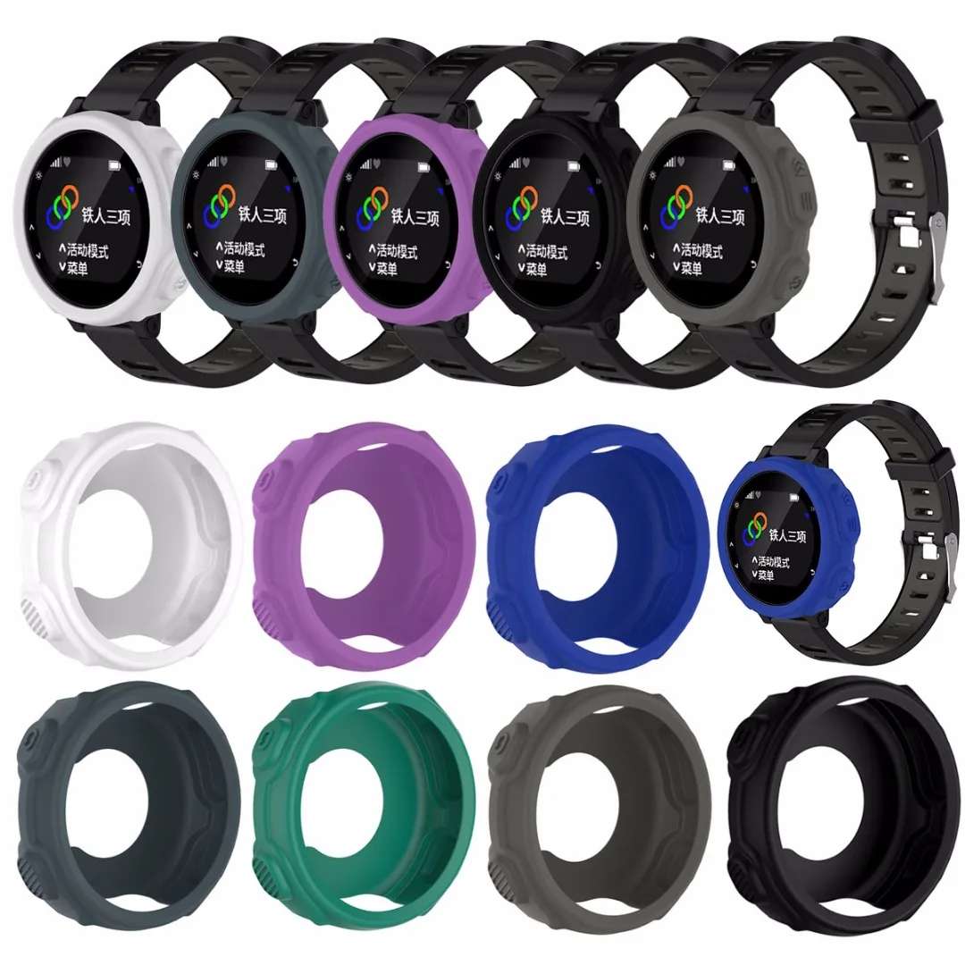 Silicone Protective Case Cover Band Cover Case Protector For Garmin Forerunner 235 735XT GPS Watch
Silicone Protective Case Cover Band Cover Case Protector For Garmin Forerunner 235 735XT GPS Watch