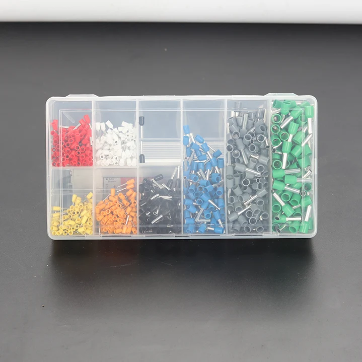 800 шт. Электрический Bootlace Ferrules Kit кабельный провод медные обжимные клеммы |
