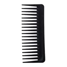 1Pcs 19 Teeth Tooth Comb Large Wide Black Plastic Pro Salon Barber Hairdressing Combs Reduce Hair Loss Hair Care Tool