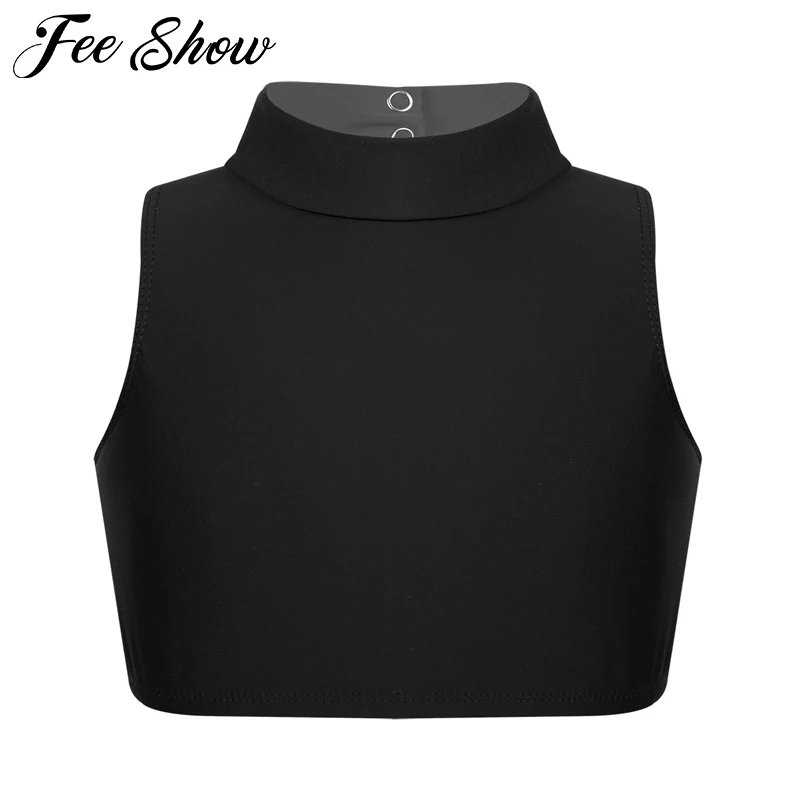 Girls camisole Kids Sleeveless Mock Neck Criss Cross Back Tanks Bra Tops Crop Top for Ballet Dance Stage Performance Workout
Girls camisole Kids Sleeveless Mock Neck Criss Cross Back Tanks Bra Tops Crop Top for Ballet Dance Stage Performance Workout