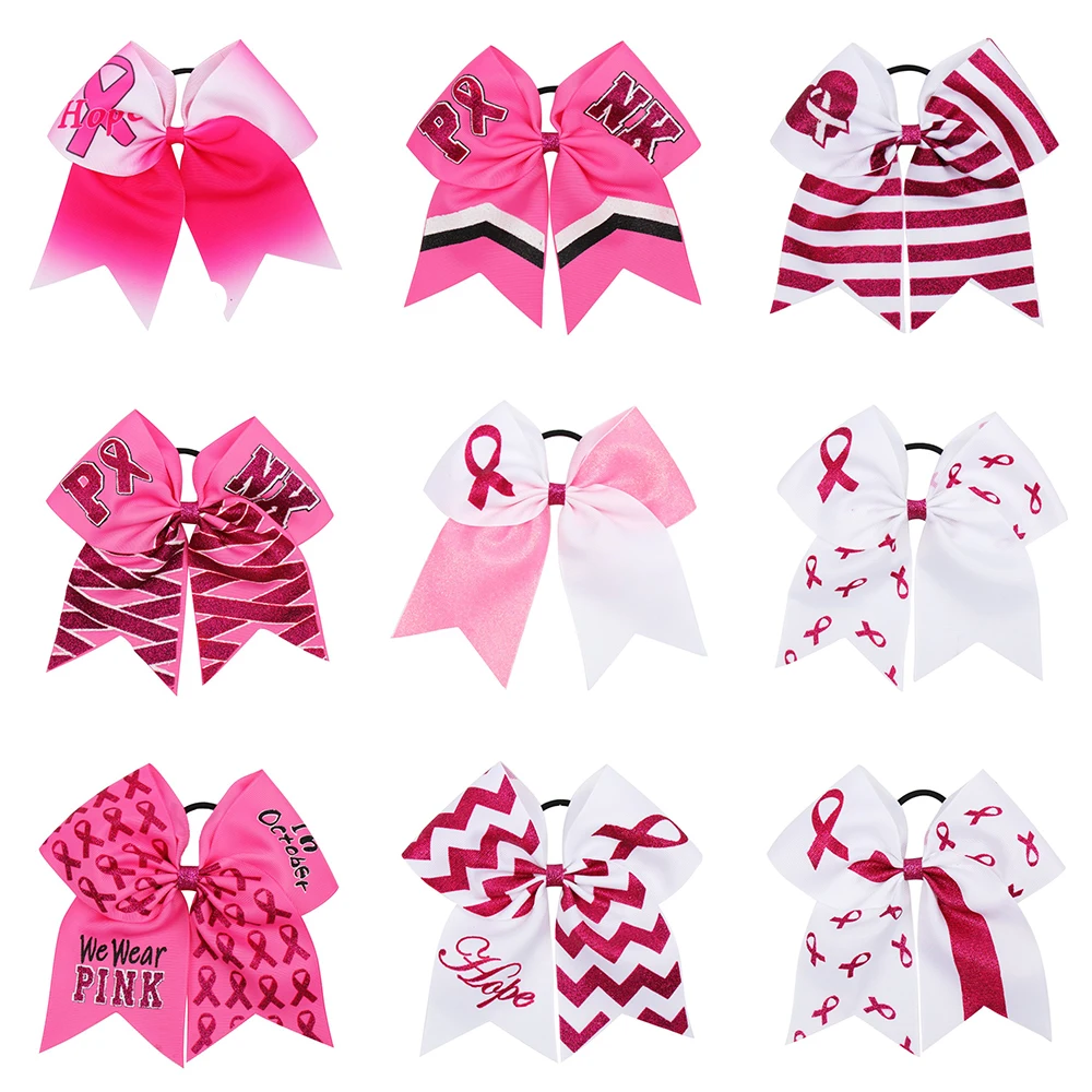 7'' Large Pink Cheer Bows Breast Cancer Awareness Hair Bows for Girls with Elastic Hair Rubber Band Cheerleader Girls Headwear
7'' Large Pink Cheer Bows Breast Cancer Awareness Hair Bows for Girls with Elastic Hair Rubber Band Cheerleader Girls Headwear