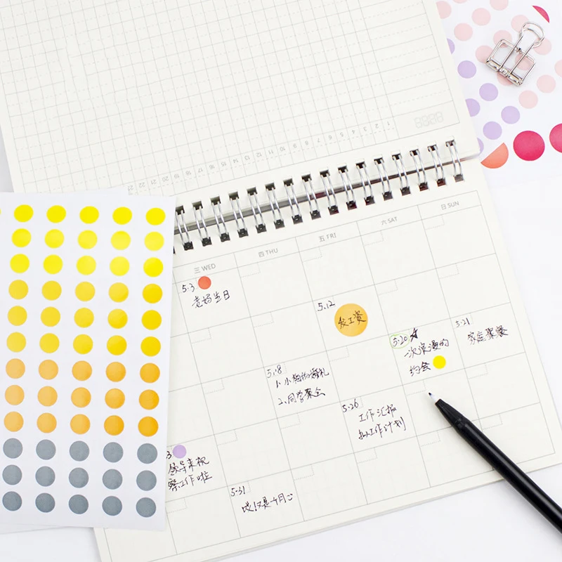 6Sheets/PACK Kawaii Dot Round Sticker Marker Planner Diary Stickers Scrapbooking Bullet Journal School Office Supplies sl1826
6Sheets/PACK Kawaii Dot Round Sticker Marker Planner Diary Stickers Scrapbooking Bullet Journal School Office Supplies sl1826