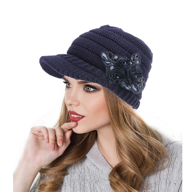 New Arrival Women Winter Warm Crochet Peaked Beanie Cap Knitted Skull Cap Beret Hat
New Arrival Women Winter Warm Crochet Peaked Beanie Cap Knitted Skull Cap Beret Hat