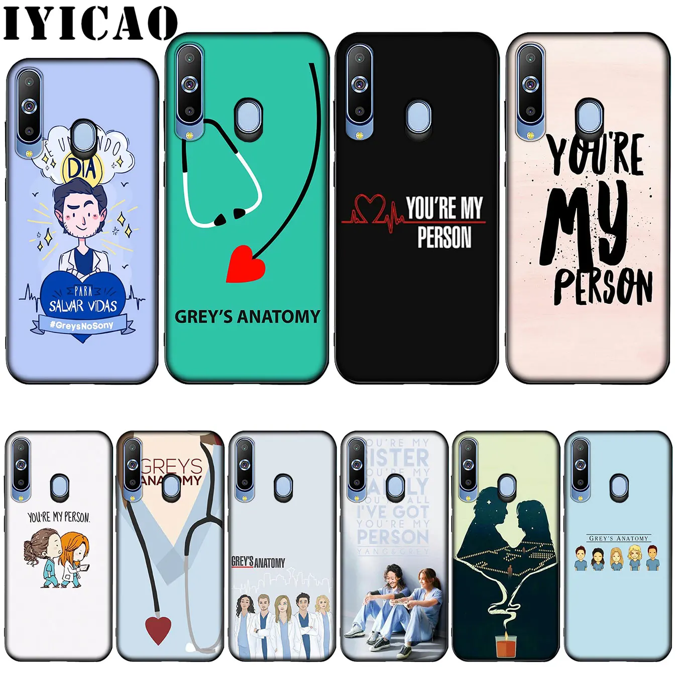 IYICAO Мягкий силиконовый чехол для Samsung Galaxy A10 A30 A40 A50 A70 M10 M20 M30|Бамперы| |