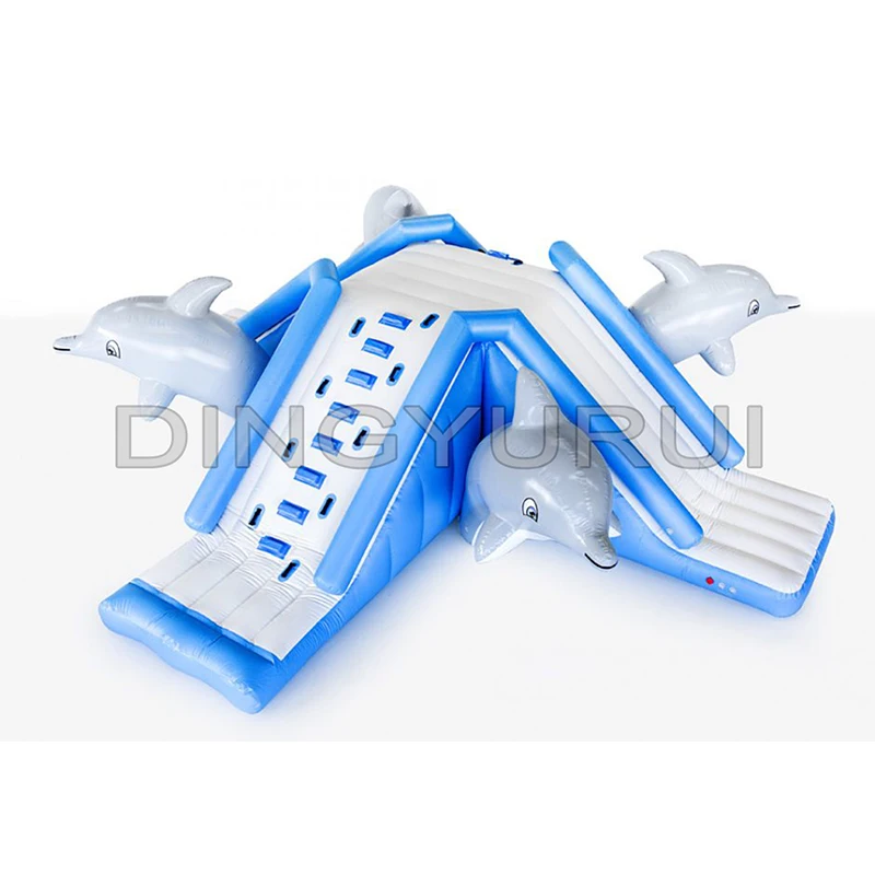 PVC Inflatable dolphin water slide Game inflatable bounce rclimbing with slide for toy
PVC Inflatable dolphin water slide Game inflatable bounce rclimbing with slide for toy