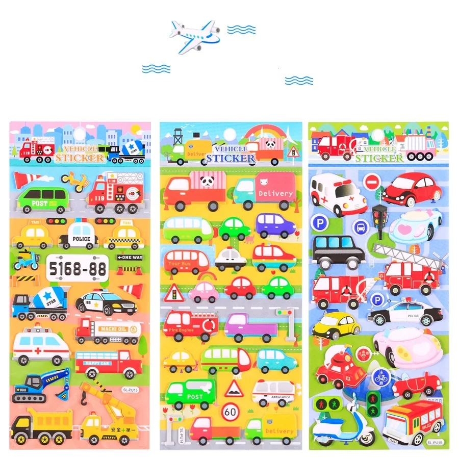 8 pcs Vehicle stickers set 3D foam Ambulance Car Train Plane Fire truck Motor sticker scrapbooking Kids gift Stationery F992
8 pcs Vehicle stickers set 3D foam Ambulance Car Train Plane Fire truck Motor sticker scrapbooking Kids gift Stationery F992
