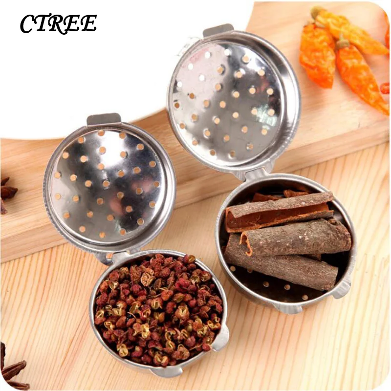 CTREE 1Pc Stainless Steel Seasoning Balls Halogen Stew Meat Seasoning Box Buckle Filter Tennis Cooking Kitchen Accessories C361
CTREE 1Pc Stainless Steel Seasoning Balls Halogen Stew Meat Seasoning Box Buckle Filter Tennis Cooking Kitchen Accessories C361