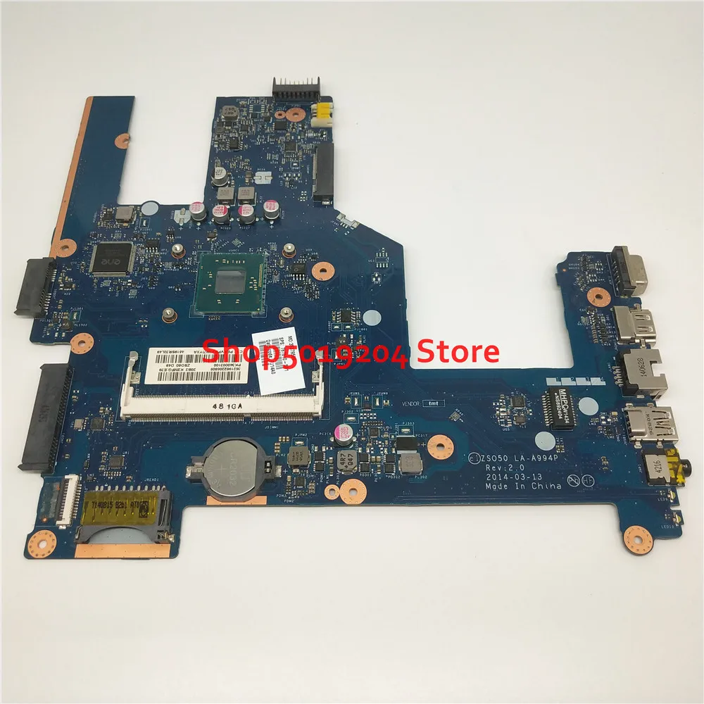 Материнская плата для ноутбука HP 15-R 250 G3 256 G3 15r 250-G3, системная плата N2840 SR1YJ ZS050 LA-A994P 787810-501 787810-001 787810-601
Материнская плата для ноутбука HP 15-R 250 G3 256 G3 15r 250-G3, системная плата N2840 SR1YJ ZS050 LA-A994P 787810-501 787810-001 787810-601