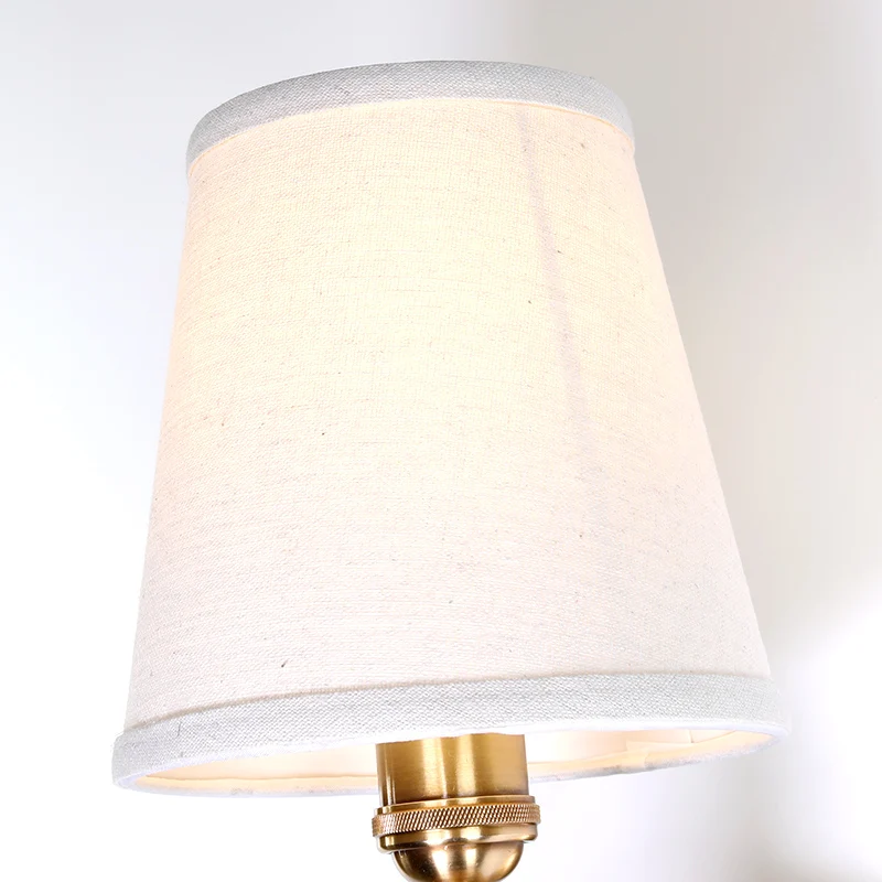 American full copper wall lamp bedroom bedside lamp decorati corridor lamp cloth art lampshade creative lamp
American full copper wall lamp bedroom bedside lamp decorati corridor lamp cloth art lampshade creative lamp