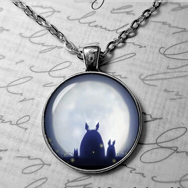 Steampunk Totoro Chain Japan Anime Satsuki And Mei My Neighbor Totoro Necklace 1pcs/lot Bronze Steel Glass Pendant Jewelry Mens
Steampunk Totoro Chain Japan Anime Satsuki And Mei My Neighbor Totoro Necklace 1pcs/lot Bronze Steel Glass Pendant Jewelry Mens