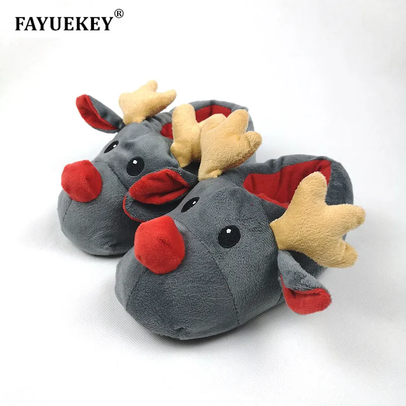 FAYUEKEY New Autumn Winter Warm Children Home Soft Plush Christmas Elk Slipper Kid Thermal Cotton Animal Deer Indoor Floor Shoes
FAYUEKEY New Autumn Winter Warm Children Home Soft Plush Christmas Elk Slipper Kid Thermal Cotton Animal Deer Indoor Floor Shoes