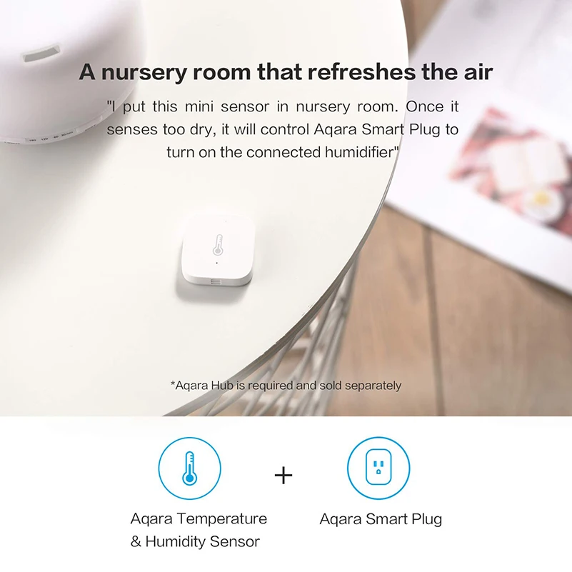Xiaomi Mi Aqara Temperature Smart Air Pressure Humidity Environment Sensor Remote Control Zigbee Work Gateway Hub Homekit APP
Xiaomi Mi Aqara Temperature Smart Air Pressure Humidity Environment Sensor Remote Control Zigbee Work Gateway Hub Homekit APP