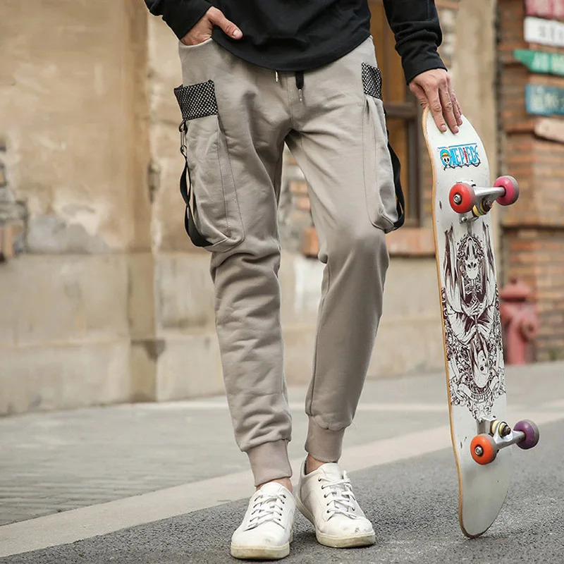 Men's sports gym joggers sweatpants harem pants men side pockets skateboard hip hop streetwear 2019 clothes black grey CK20
Men's sports gym joggers sweatpants harem pants men side pockets skateboard hip hop streetwear 2019 clothes black grey CK20