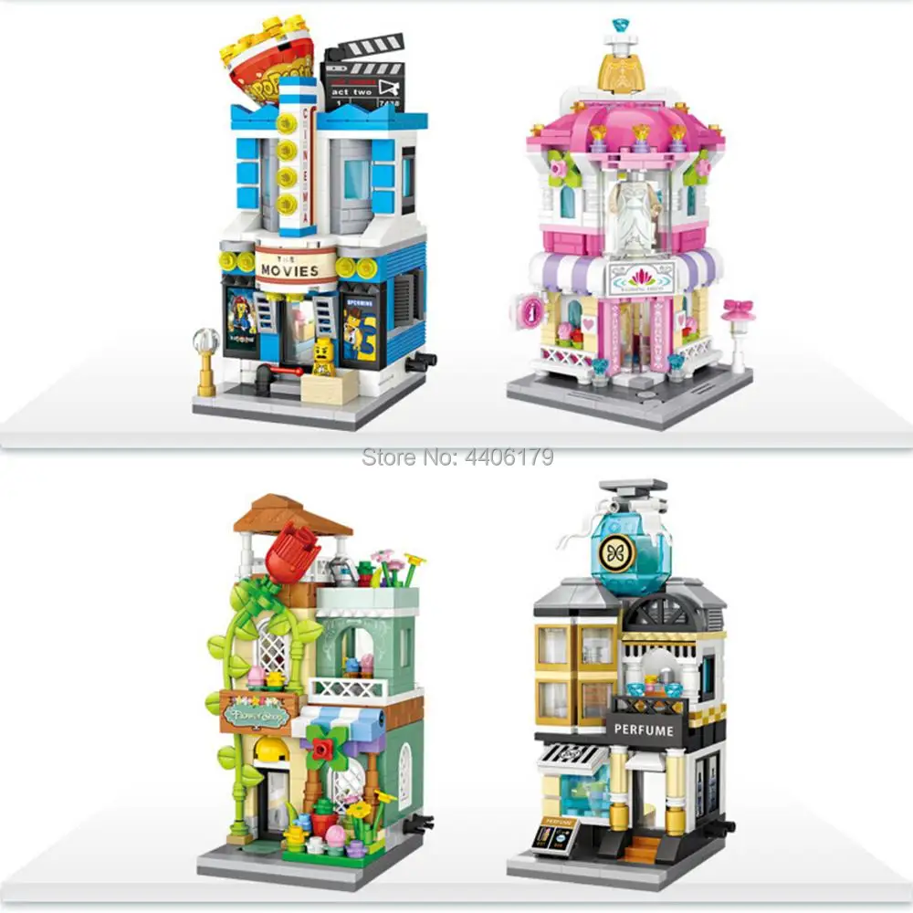 hot city classical Creative Street view perfume flowers wedding dress cinema store mini micro diamond blocks model bricks toys
hot city classical Creative Street view perfume flowers wedding dress cinema store mini micro diamond blocks model bricks toys