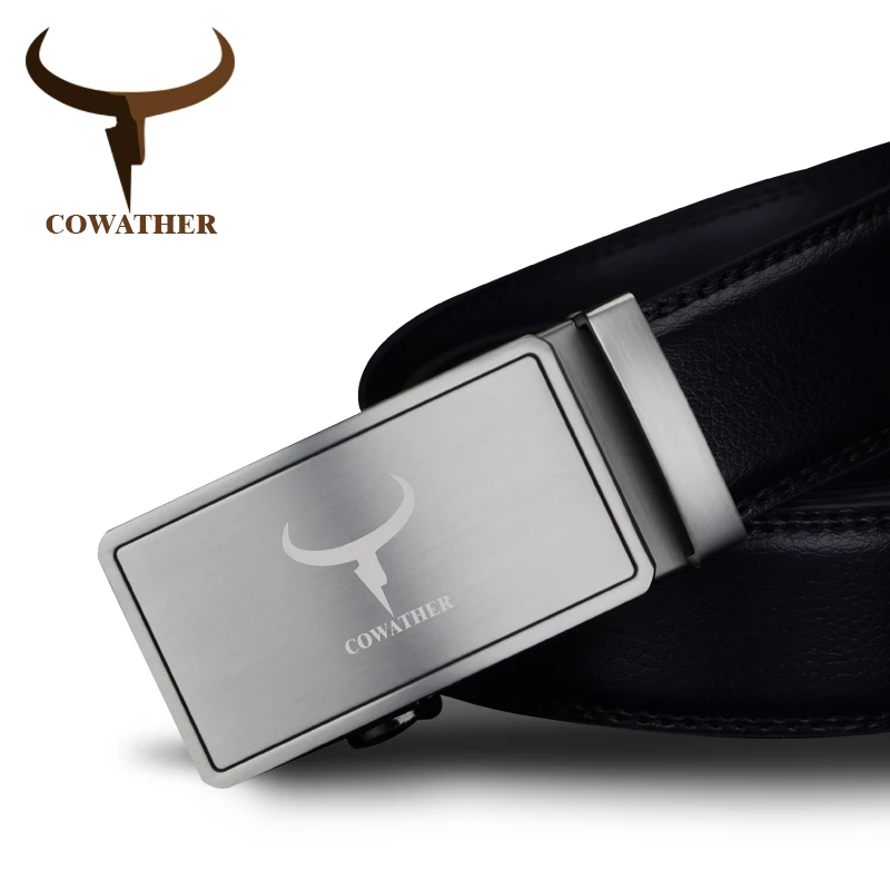 COWATHER 2021 men's belt fashion top quality cow genuine leather belts for men high quality alloy automatic buckle strap male
COWATHER 2021 men's belt fashion top quality cow genuine leather belts for men high quality alloy automatic buckle strap male