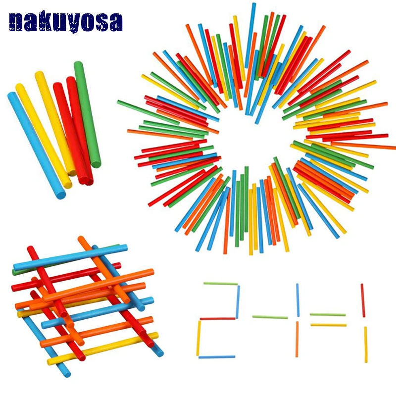 100pcs Colorful Bamboo Counting Sticks Mathematics Montessori Teaching Aids Counting Rod Kids Preschool Math Learning Toy
100pcs Colorful Bamboo Counting Sticks Mathematics Montessori Teaching Aids Counting Rod Kids Preschool Math Learning Toy