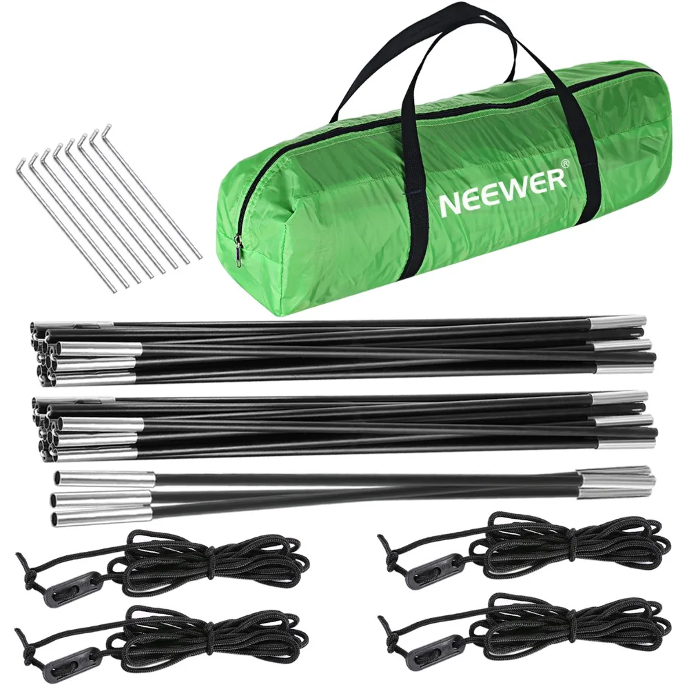 Neewer 82.7x59.1x47.2 inches Outdoor Sports Tent for 2 to 3 person for Camping Hiking Beach Park Mountain with Zippered Bag
Neewer 82.7x59.1x47.2 inches Outdoor Sports Tent for 2 to 3 person for Camping Hiking Beach Park Mountain with Zippered Bag