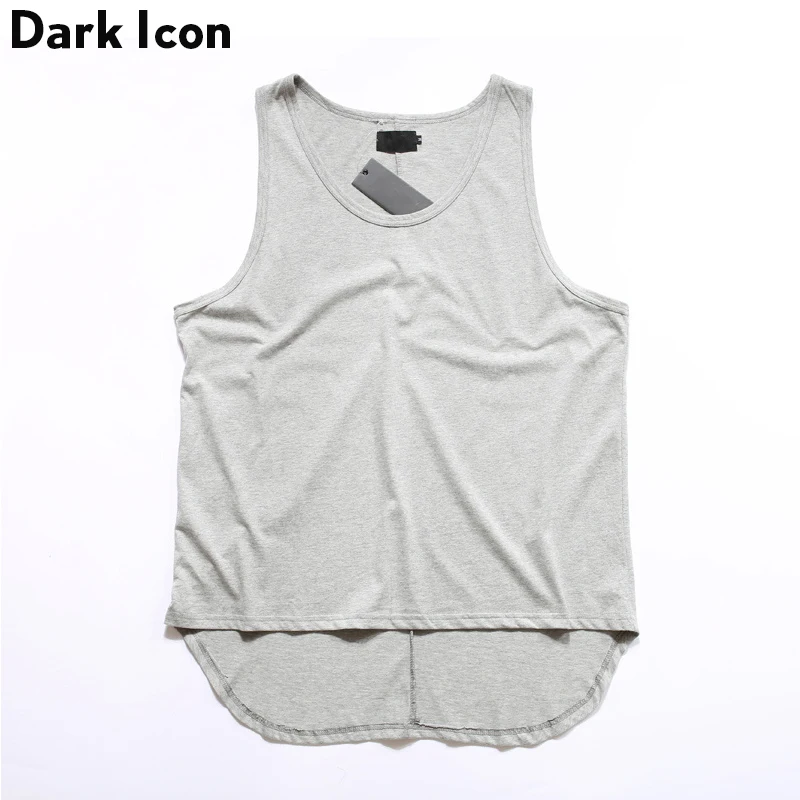 DARK ICON Hi-street Front Short Back Long Mens Tank Top Hip Hop Men's Tops Oversize Black Grey White
DARK ICON Hi-street Front Short Back Long Mens Tank Top Hip Hop Men's Tops Oversize Black Grey White