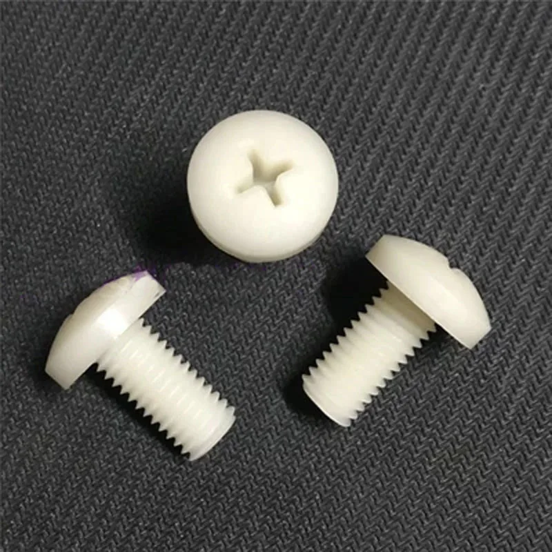 30pcs M3 Cross round head plastic Pan heads Phillips screw high strength Nylon plus fiberglass screws PA+30%GF 5mm-16mm Length
30pcs M3 Cross round head plastic Pan heads Phillips screw high strength Nylon plus fiberglass screws PA+30%GF 5mm-16mm Length
