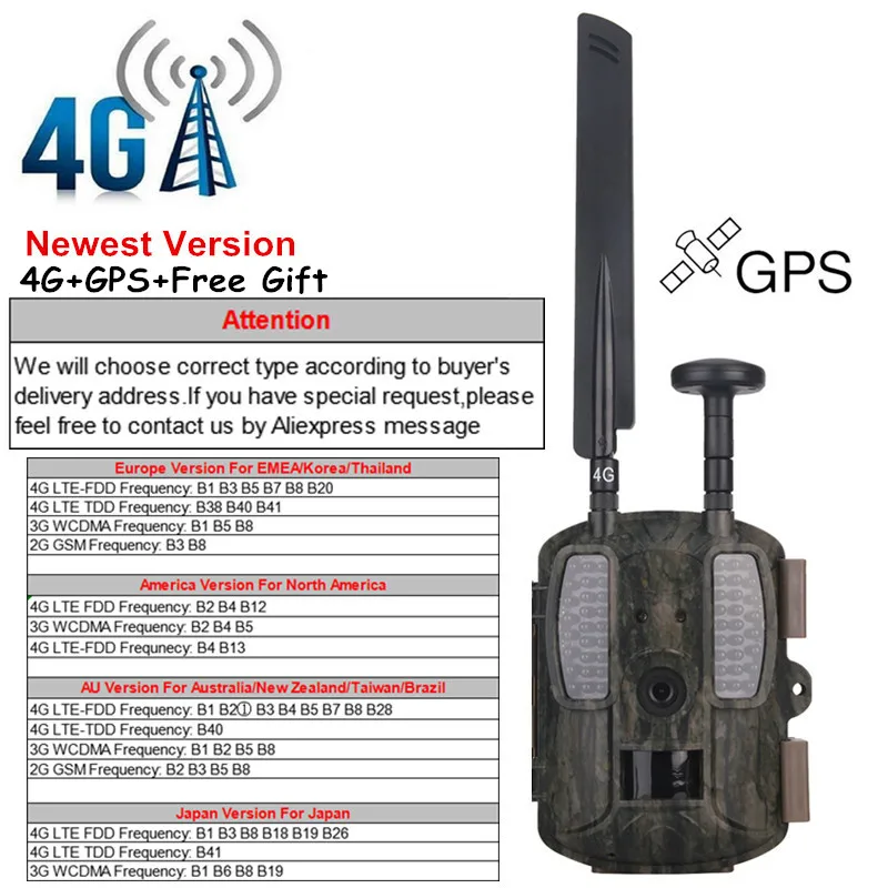 4G Hunting Camera GPS Game Trail camera traps Photo Scout Night Vision Hunter Camera Surveillance 2G/3G/4G Chasse WildCamera 3G
4G Hunting Camera GPS Game Trail camera traps Photo Scout Night Vision Hunter Camera Surveillance 2G/3G/4G Chasse WildCamera 3G