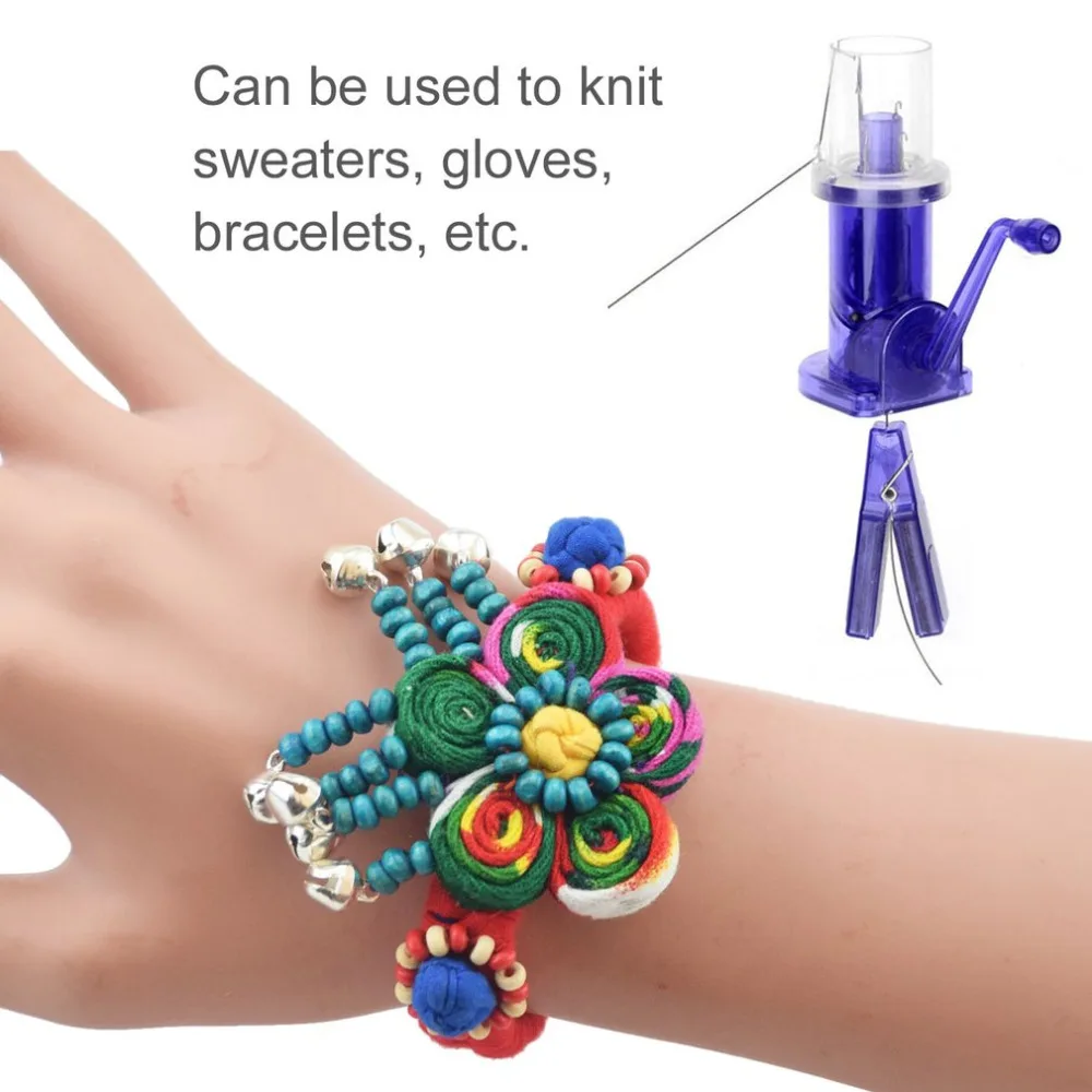 Household Hand Woven Tool Handmade Ropes Plastic DIY For Knitting Sweaters Chain Bracelets Wire Winding | Инструменты