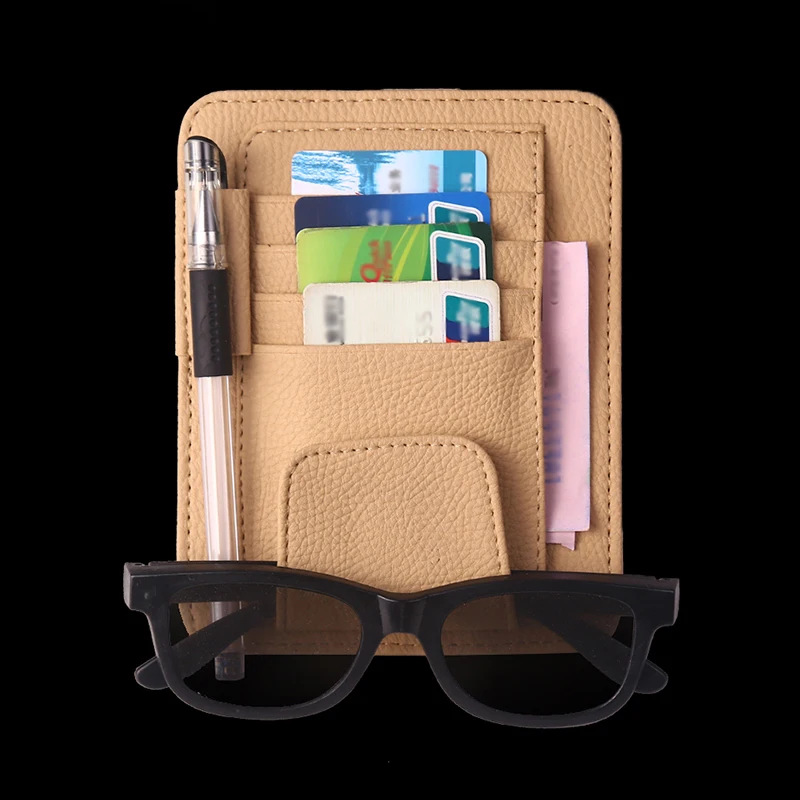 CAR-partment Glasses Clip Catcher Leather Car Sun Visor Multi Pocket Storage Organizer 2017 NEW High Quality
CAR-partment Glasses Clip Catcher Leather Car Sun Visor Multi Pocket Storage Organizer 2017 NEW High Quality
