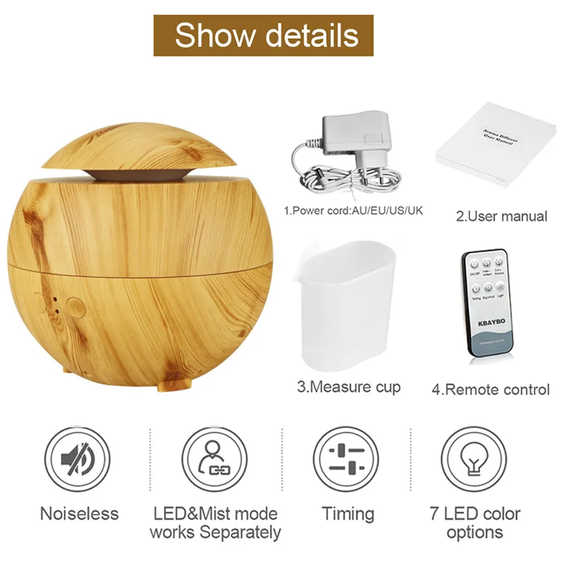 Essential Oil Diffuser Remote Control Air Ultrasonic Humidifier Atomizer Air Freshener Mist Maker with LED Light For Home
Essential Oil Diffuser Remote Control Air Ultrasonic Humidifier Atomizer Air Freshener Mist Maker with LED Light For Home