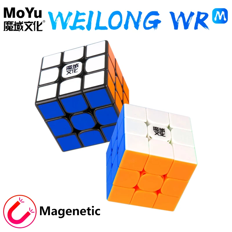 MoYu Weilong WR M 3X3X3 Magnetic Magic Speed Cube Professional Stickerless Puzzle Cubo Magico Magnets WRM Toys For Children
MoYu Weilong WR M 3X3X3 Magnetic Magic Speed Cube Professional Stickerless Puzzle Cubo Magico Magnets WRM Toys For Children