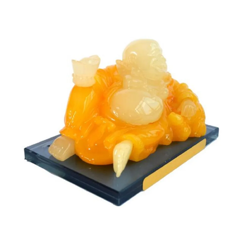 Chinese Natural Resin Lie Wealth Happy Laugh Maitreya Buddha Statue J2076
Chinese Natural Resin Lie Wealth Happy Laugh Maitreya Buddha Statue J2076