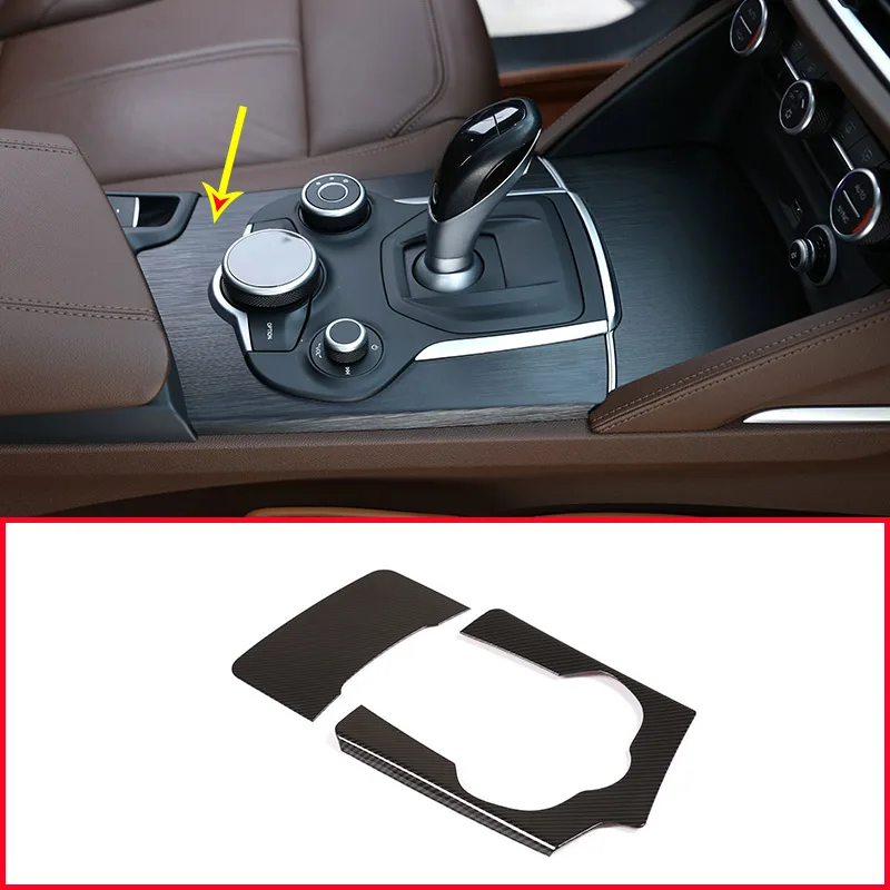 Carbon Fiber ABS Interior Center Console Gear Shift Panel Cover Trim For Alfa Romeo Stelvio 2017 2018 2019 Auto Accessories
Carbon Fiber ABS Interior Center Console Gear Shift Panel Cover Trim For Alfa Romeo Stelvio 2017 2018 2019 Auto Accessories