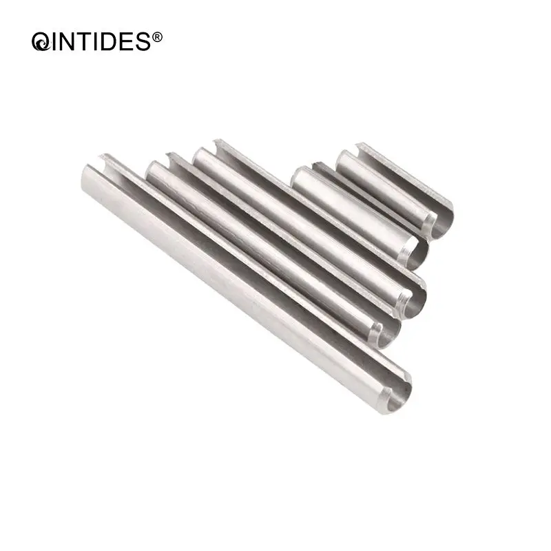 QINTIDES M10 Пружинные параллельные штифты с прорезями из нержавеющей стали