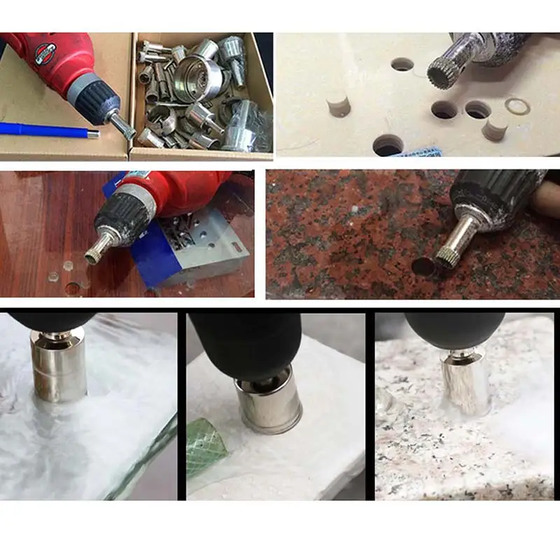 10Pcs/set 8-50mm Diamond Coated Core Hole Saw Drill Bits Tool Cutter for Tiles Marble Glass HVR88
10Pcs/set 8-50mm Diamond Coated Core Hole Saw Drill Bits Tool Cutter for Tiles Marble Glass HVR88