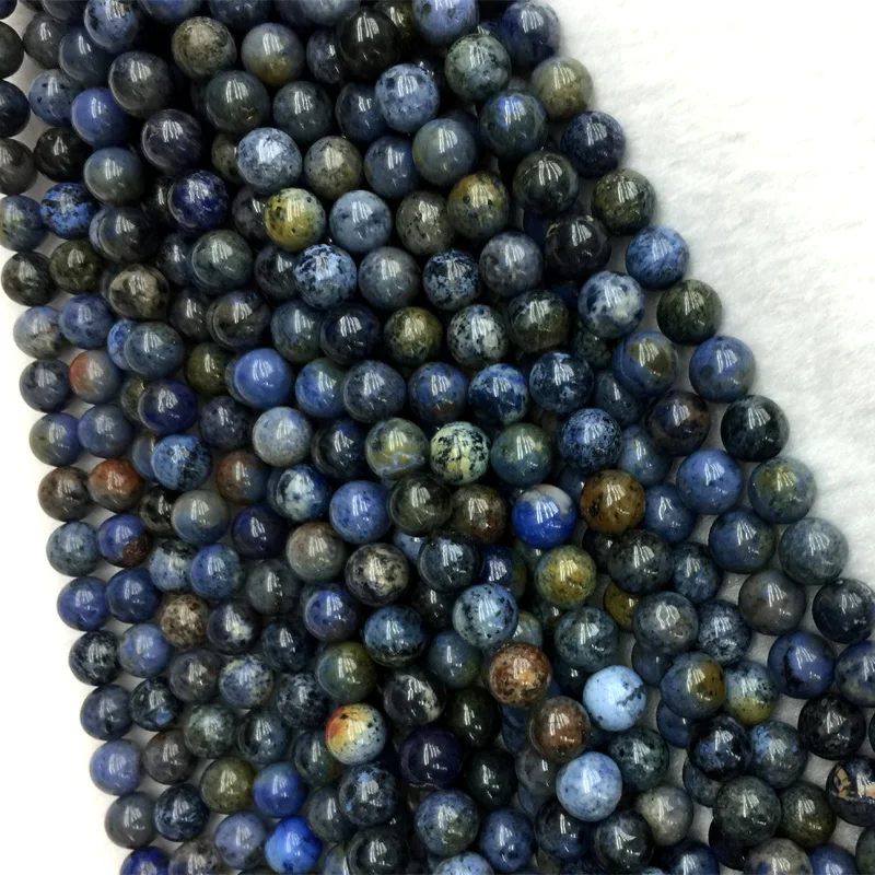 Natural Genuine Dark Blue Dot Dumortierite Round Loose Beads 4mm 6mm 8mm 10mm 12mm 05456
Natural Genuine Dark Blue Dot Dumortierite Round Loose Beads 4mm 6mm 8mm 10mm 12mm 05456