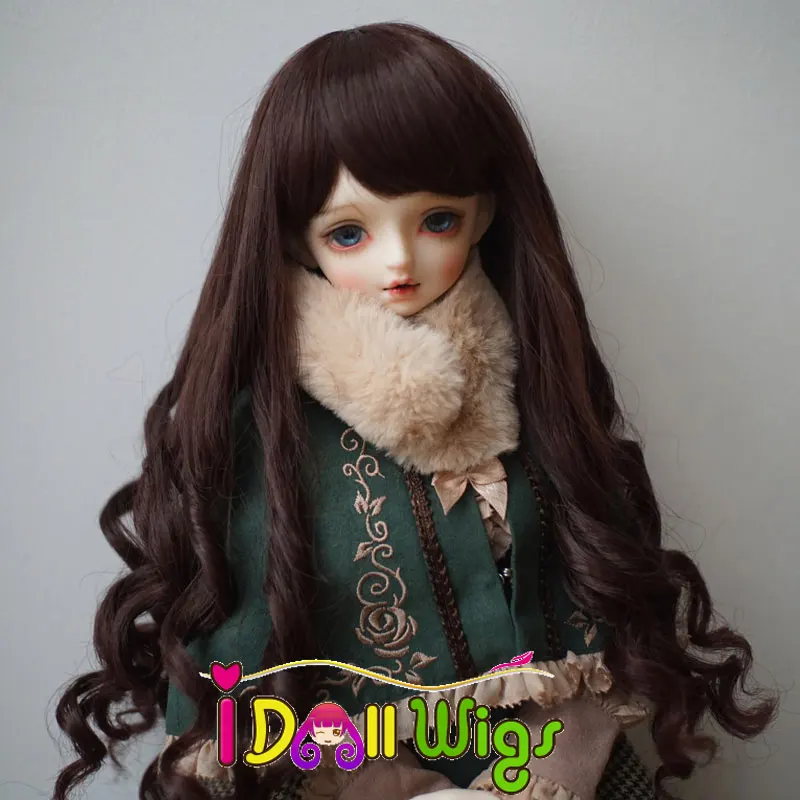 Good quality heat resistant synthetic beautiful reddish brown Long loose spiral wavy hair 1/3 1/4 1/6 BJD doll wigs
Good quality heat resistant synthetic beautiful reddish brown Long loose spiral wavy hair 1/3 1/4 1/6 BJD doll wigs