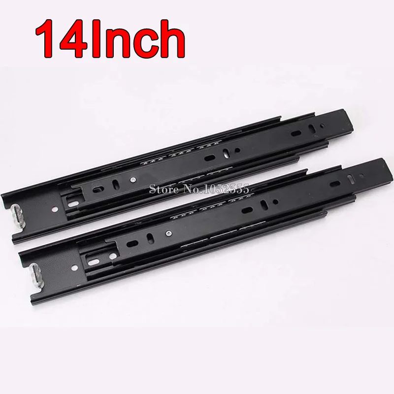 High Quality 32Pairs 14inch 3 Fold Telescopic Smoothly Drawer Runners Groove Ball Bearing Mute Slide Rails Home Hardware E178-4
High Quality 32Pairs 14inch 3 Fold Telescopic Smoothly Drawer Runners Groove Ball Bearing Mute Slide Rails Home Hardware E178-4